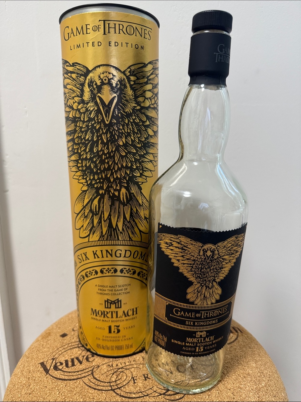Game of Thrones Six Kingdoms Mortlach 15 Year Single Malt - Black & Gold